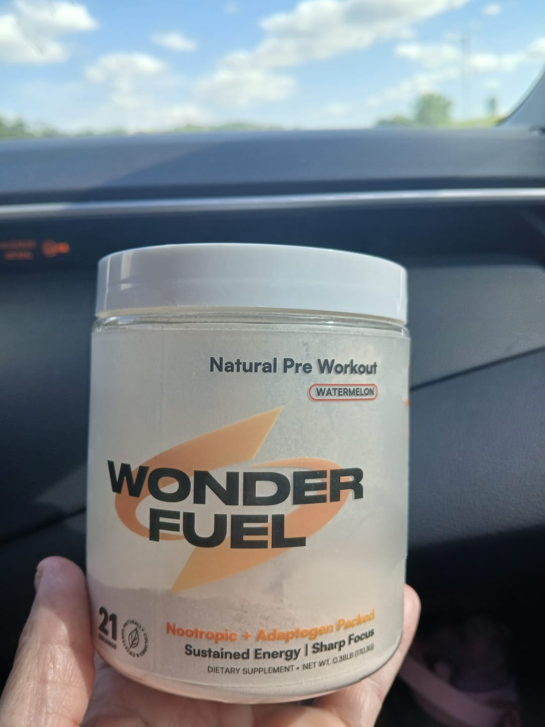 Customer photo review of Natural Pre-Workout