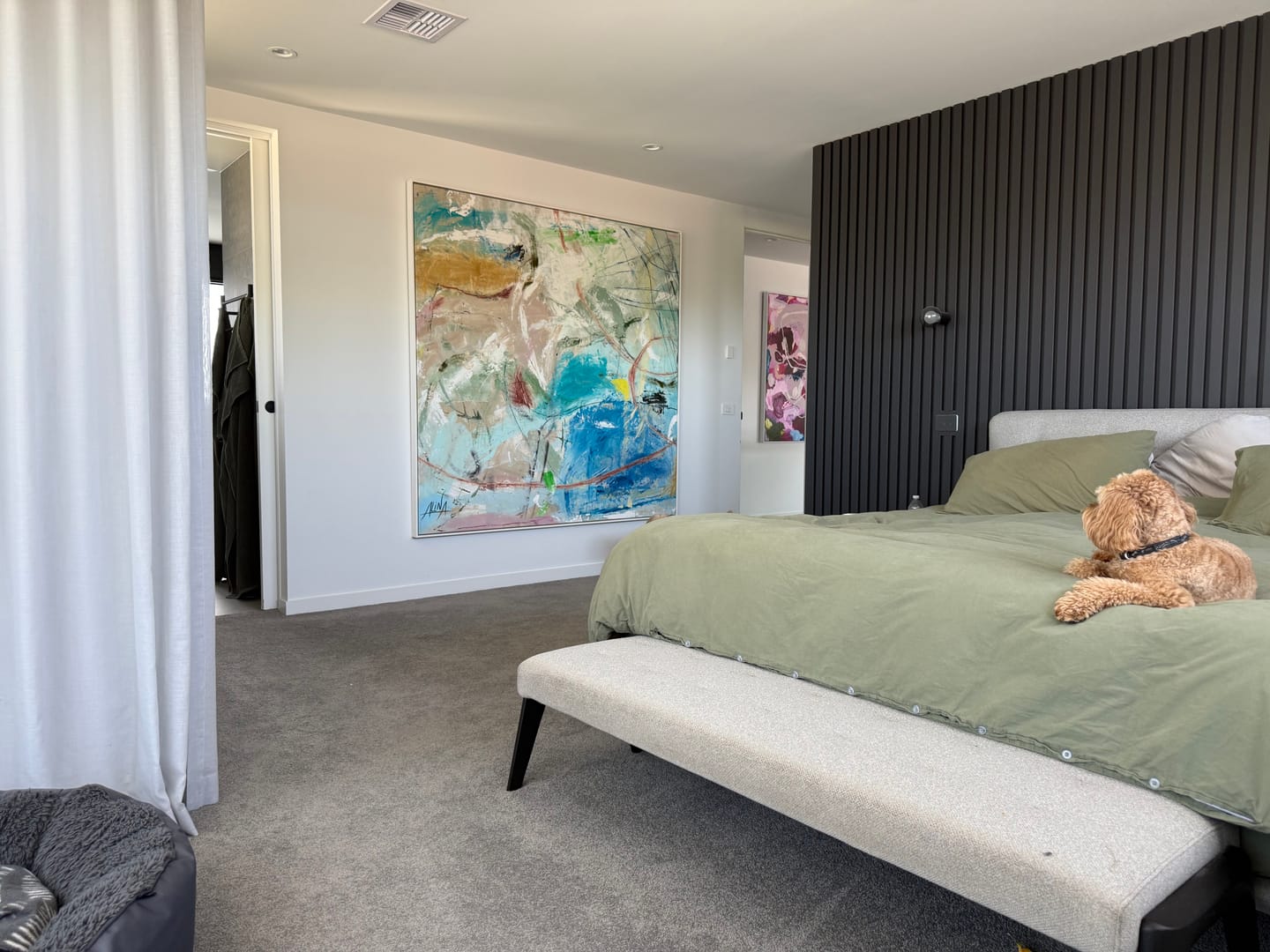 Customer photo review of Island in the Sun-Original Art 185cm x 185cm