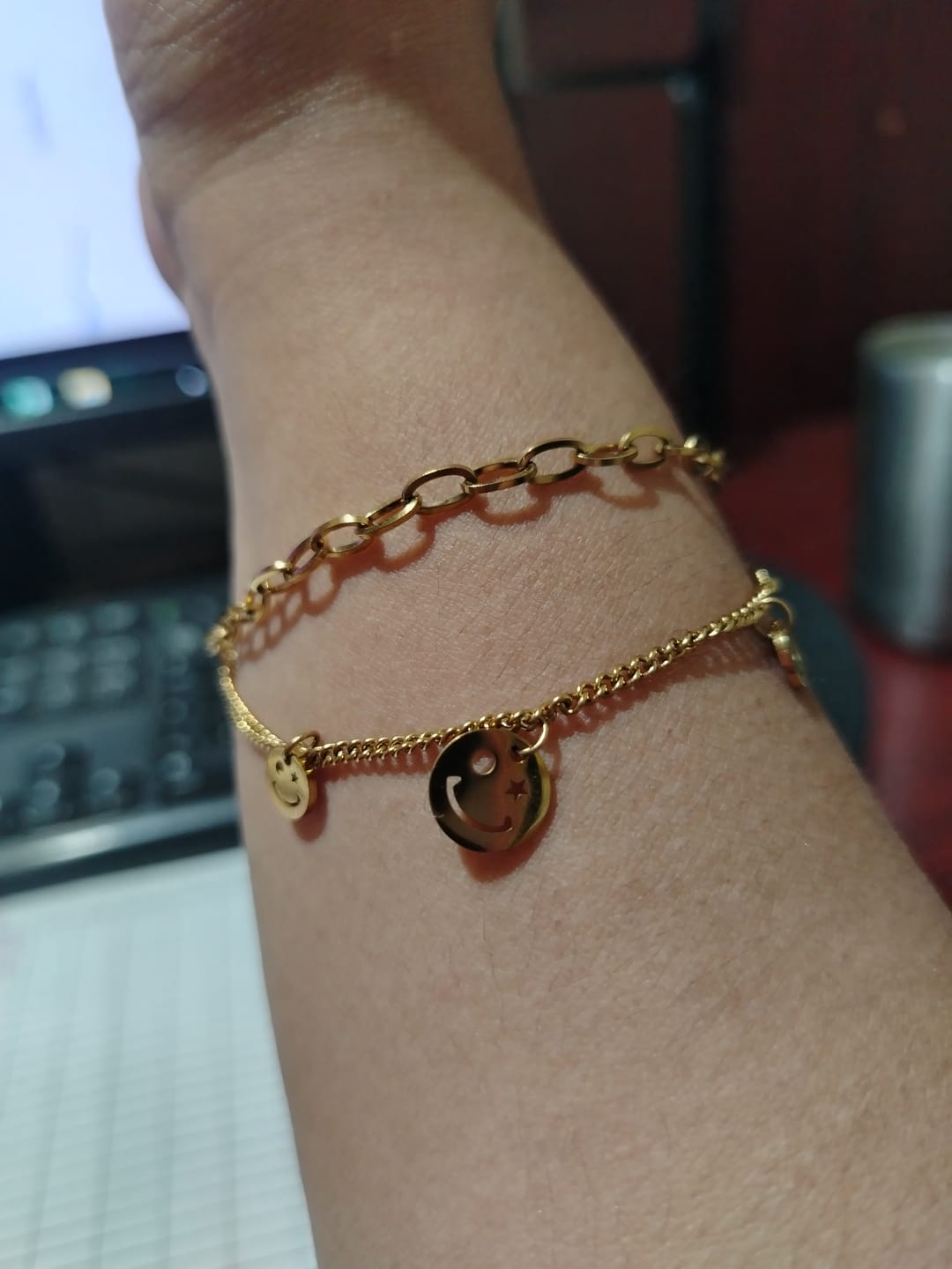 Customer photo review of Pulsera de Corazón