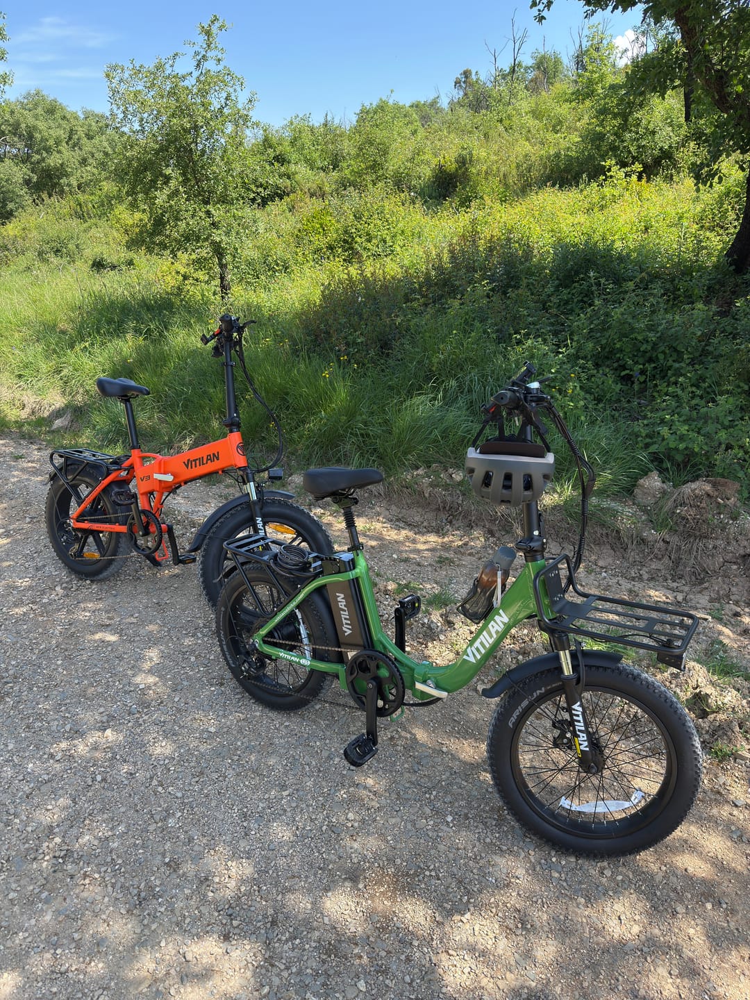 Customer photo review of V3 2.0 Folding Fat Tires Adult All Terrain Electric Bike