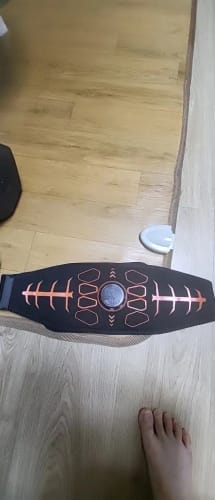 Customer photo review of Ceinture Électrostimulation Stimulateur Abdo