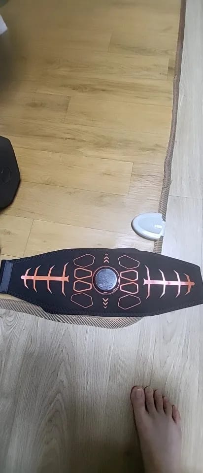 Customer photo review of Ceinture Électrostimulation Stimulateur Abdo