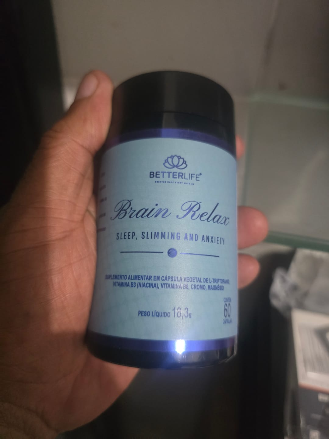 Customer photo review of Brain Relax 60 Cápsulas