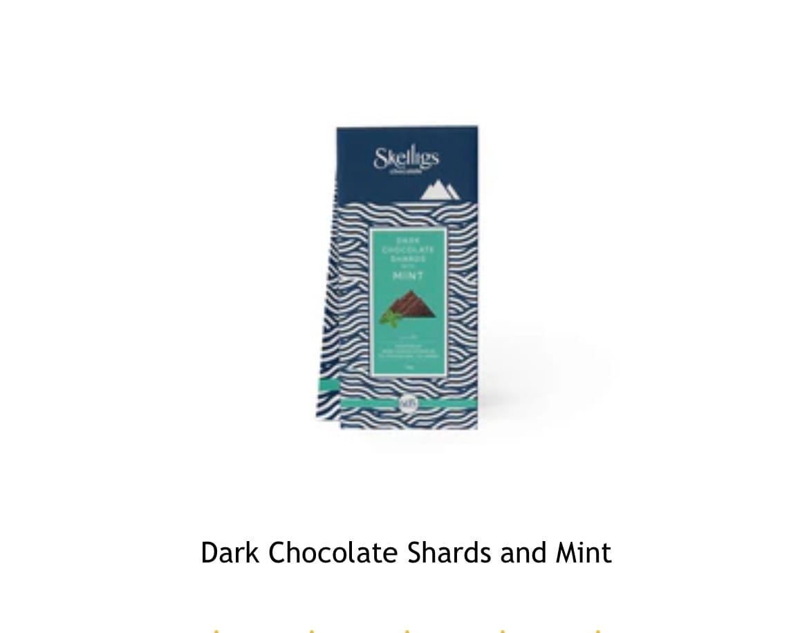 Customer photo review of Dark Chocolate Shards and Mint