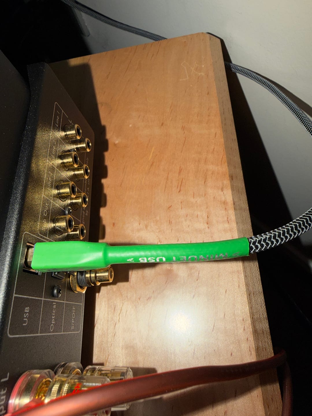 Customer photo review of Black Rhodium Minuet USB Cable