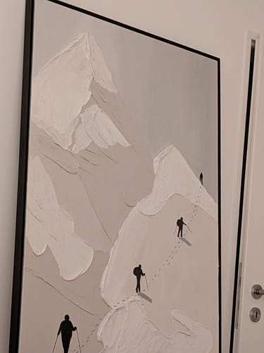 Customer review photo for Plaster Art Texture Painting #SG177