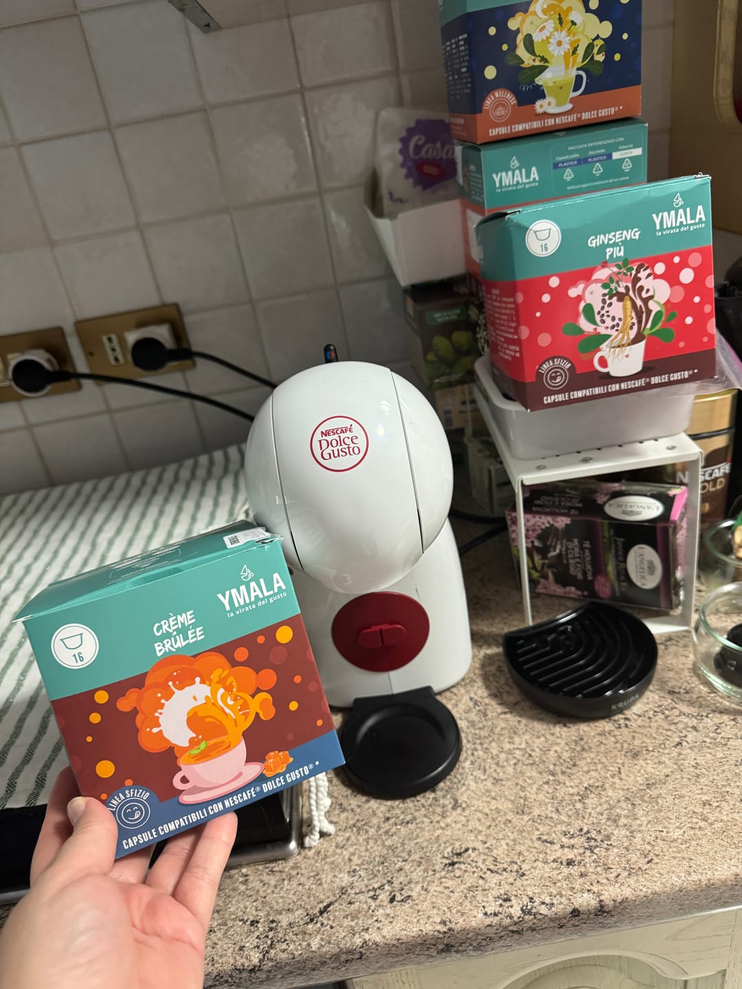 Customer photo review of Macchina Dolce Gusto®* + 144 Capsule Ymala
