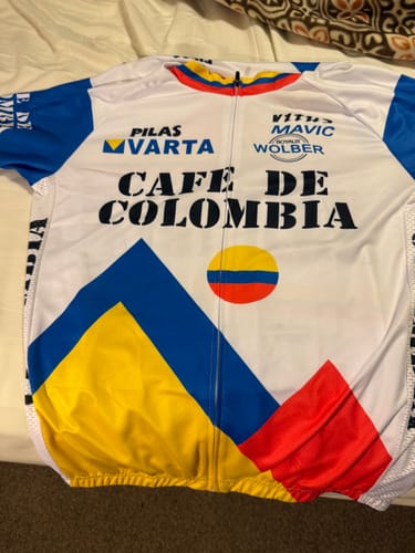 Customer photo review of Cafe D Colombia Retro Short sleeves Jersey