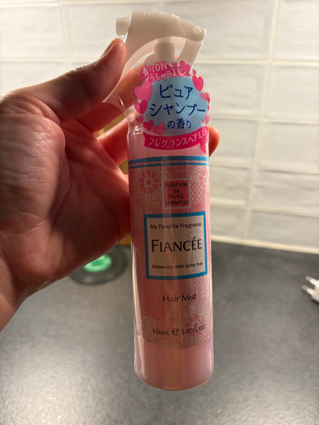 Customer photo review of Fiancee Hair Mist (Pure Shampoo) 150ml