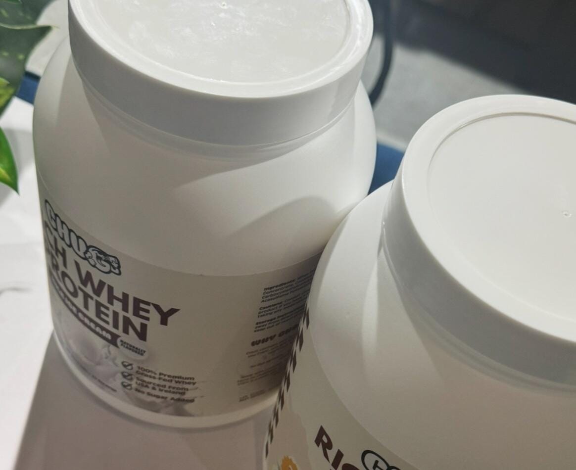 Customer photo review of RICH WHEY PROTEIN