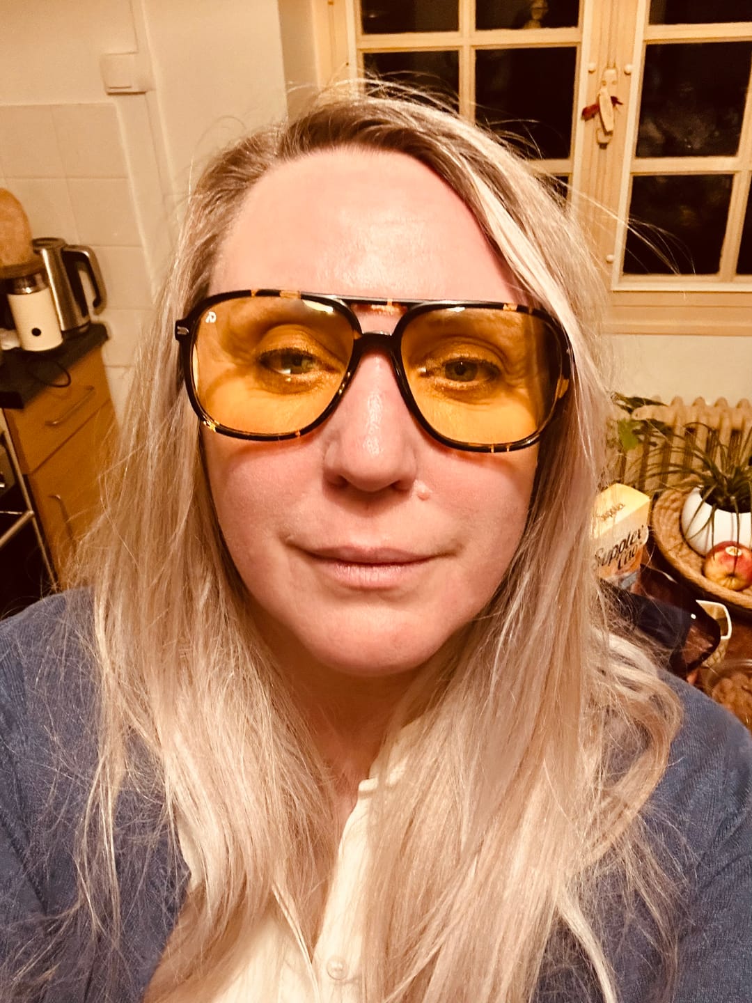 Customer photo review of Blue Light Glasses