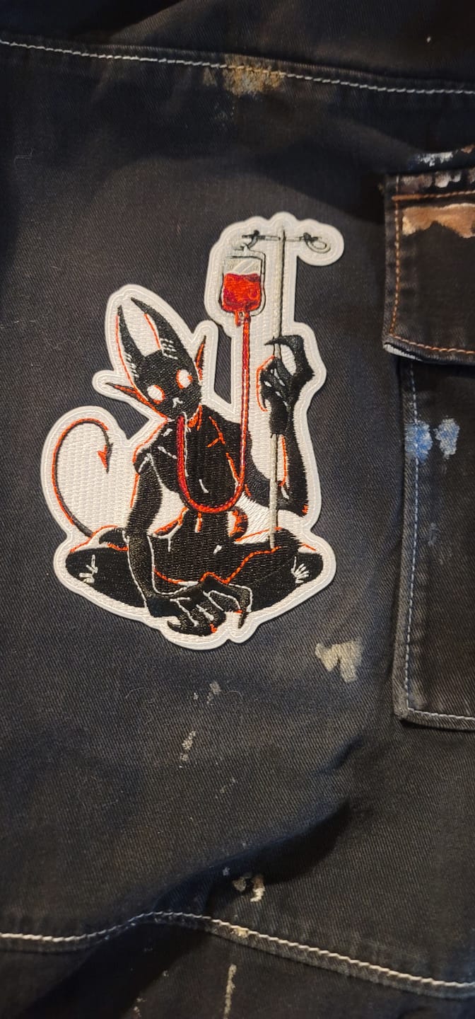 Customer photo review of Blood Bag Demon Patch