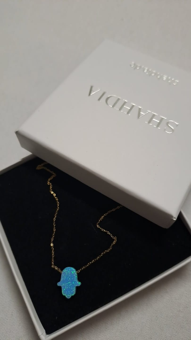 Customer photo review of Fatimas Hand Blau
