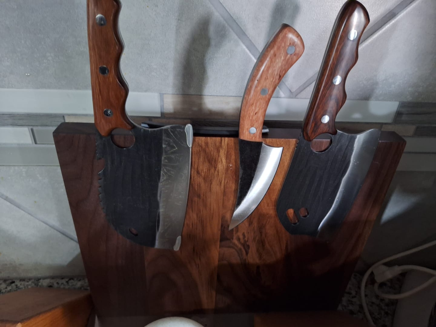 Customer photo review of Rhino 5.1" Chef Knife