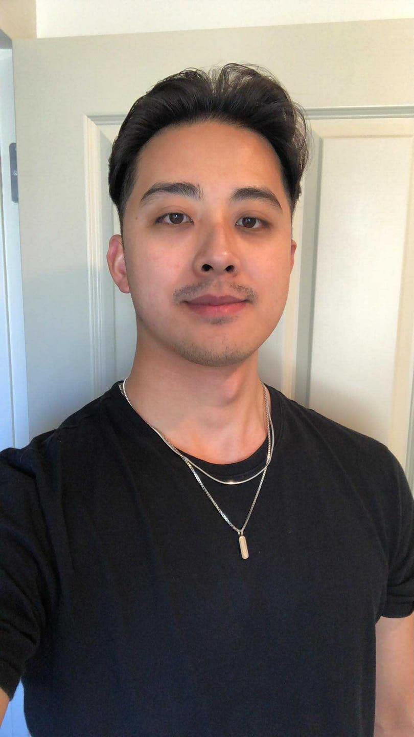 Customer photo review of Minimal Pendant Necklace Duo