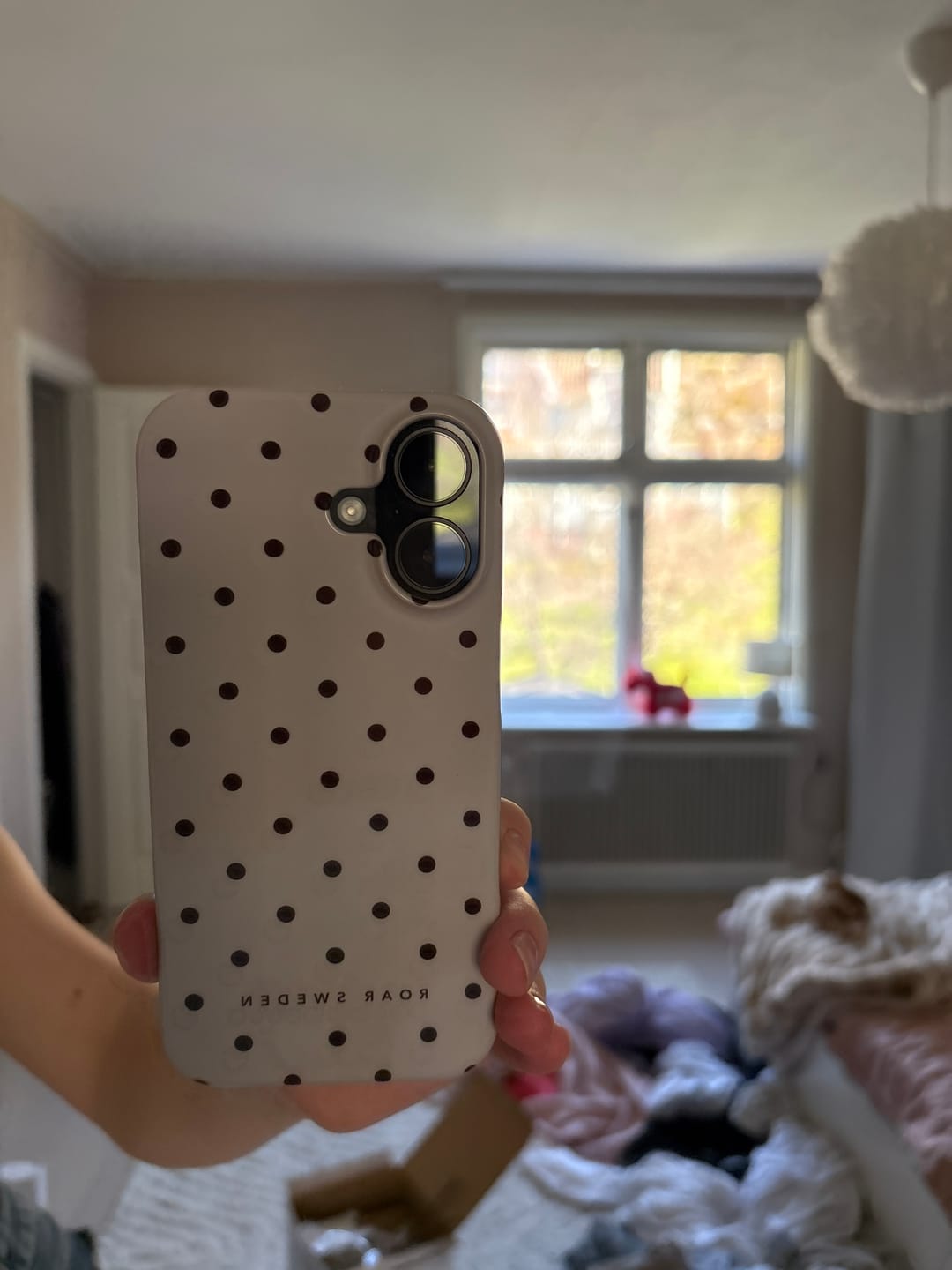 Customer photo review of Mocha Dots - Slim case