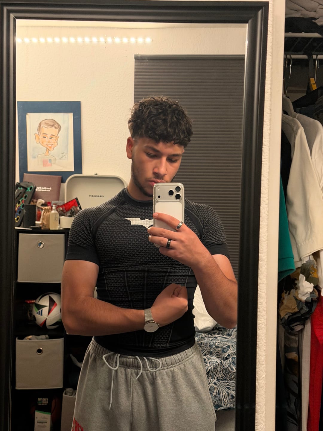 Customer photo review of 4259 - Batman Compression Tees