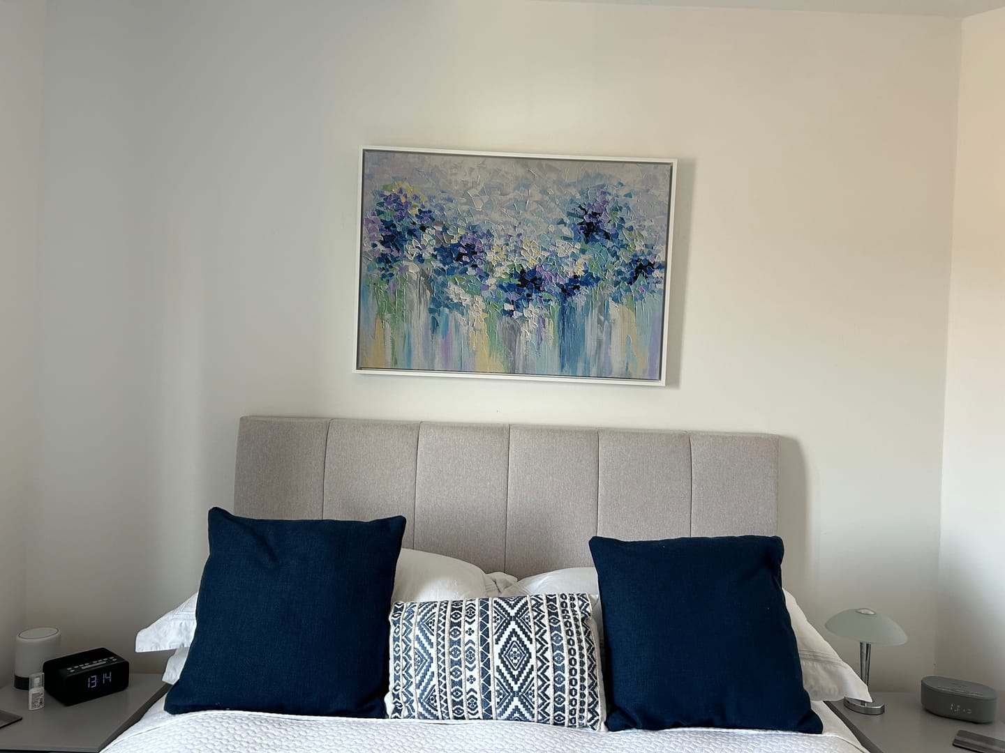 Customer photo review of Baby Blue Canvas Print
