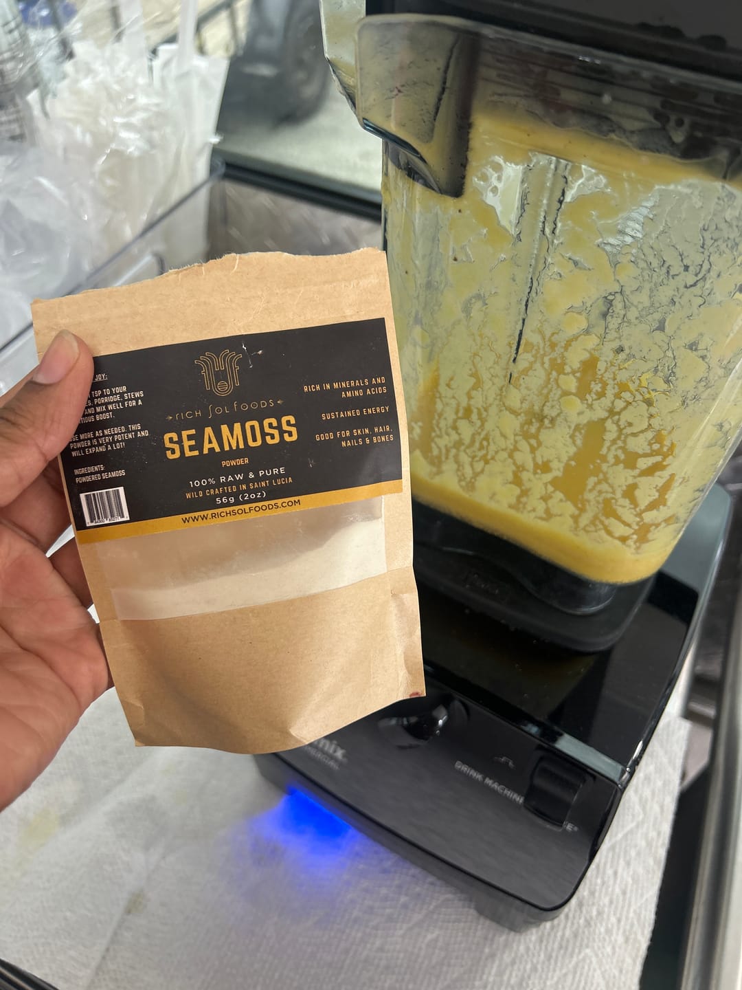 Customer photo review of Seamoss Powder