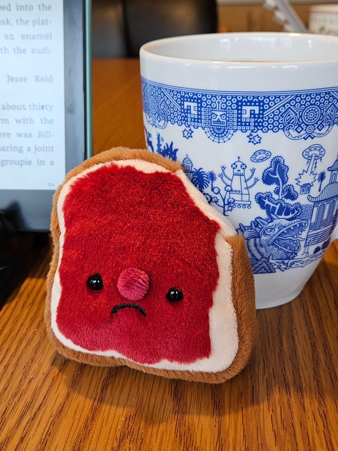 Customer photo review of Forgotten Half-Eaten Jelly on Toast