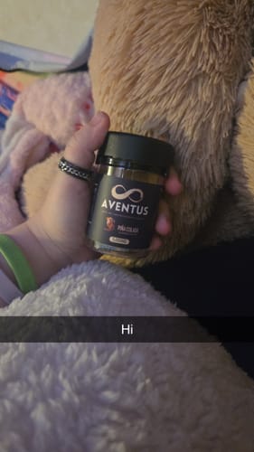 Customer photo review of Aventus8 Exotic Blend Gummies – Piña Colada (5000mg, 10ct Jar)