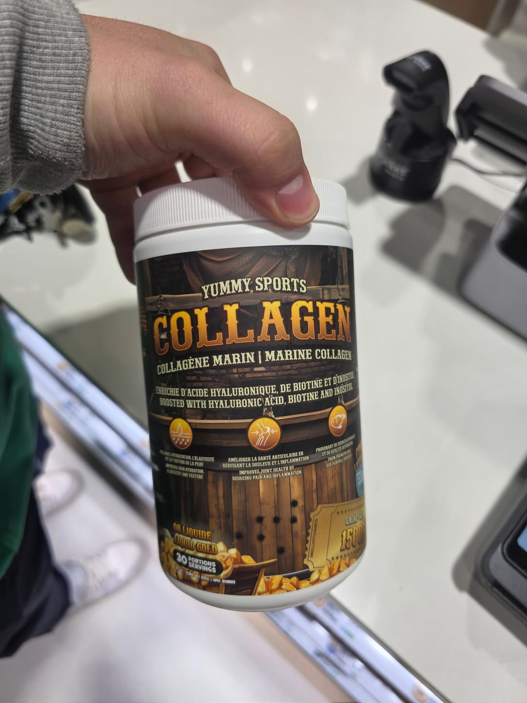 Customer photo review of Yummy Sports - Collagène marin + 435g