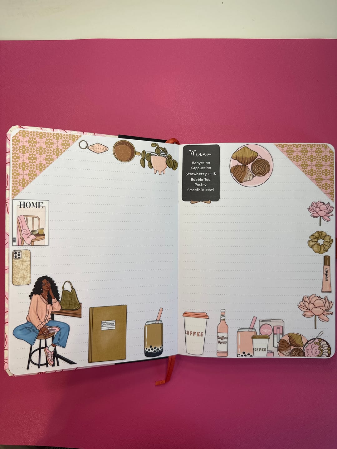 Customer photo review of Cafe Time Pre-cut PET Tape [3.O]