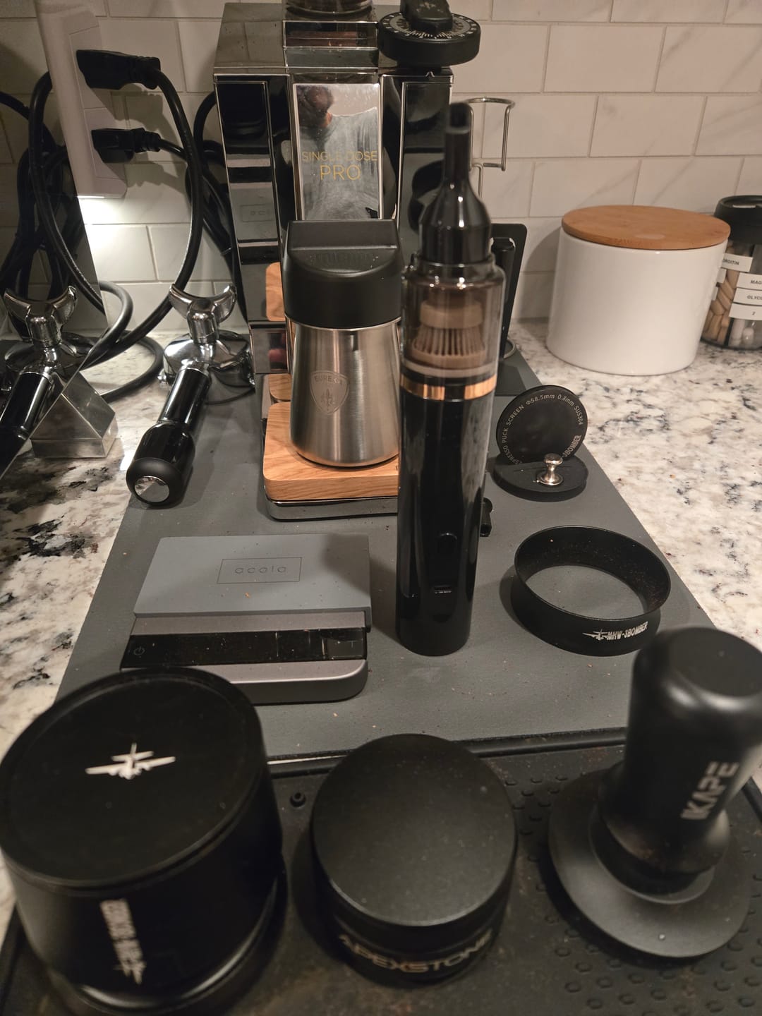 Customer photo review of The Barista Air Wand™ | Precision 2-in-1 Grinder Vacuum & Blower