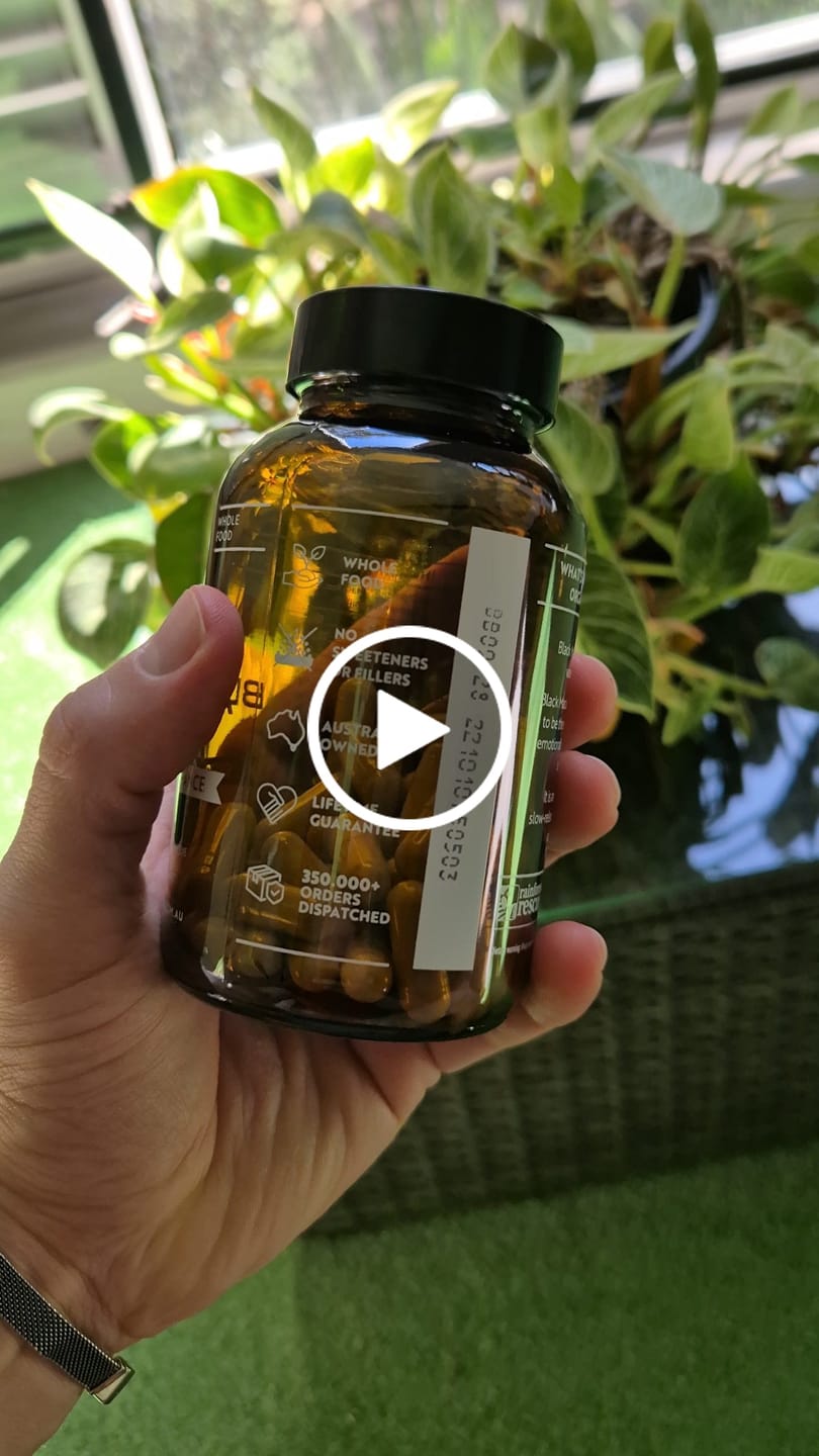 Customer video review of Certified Organic Black Maca Capsules