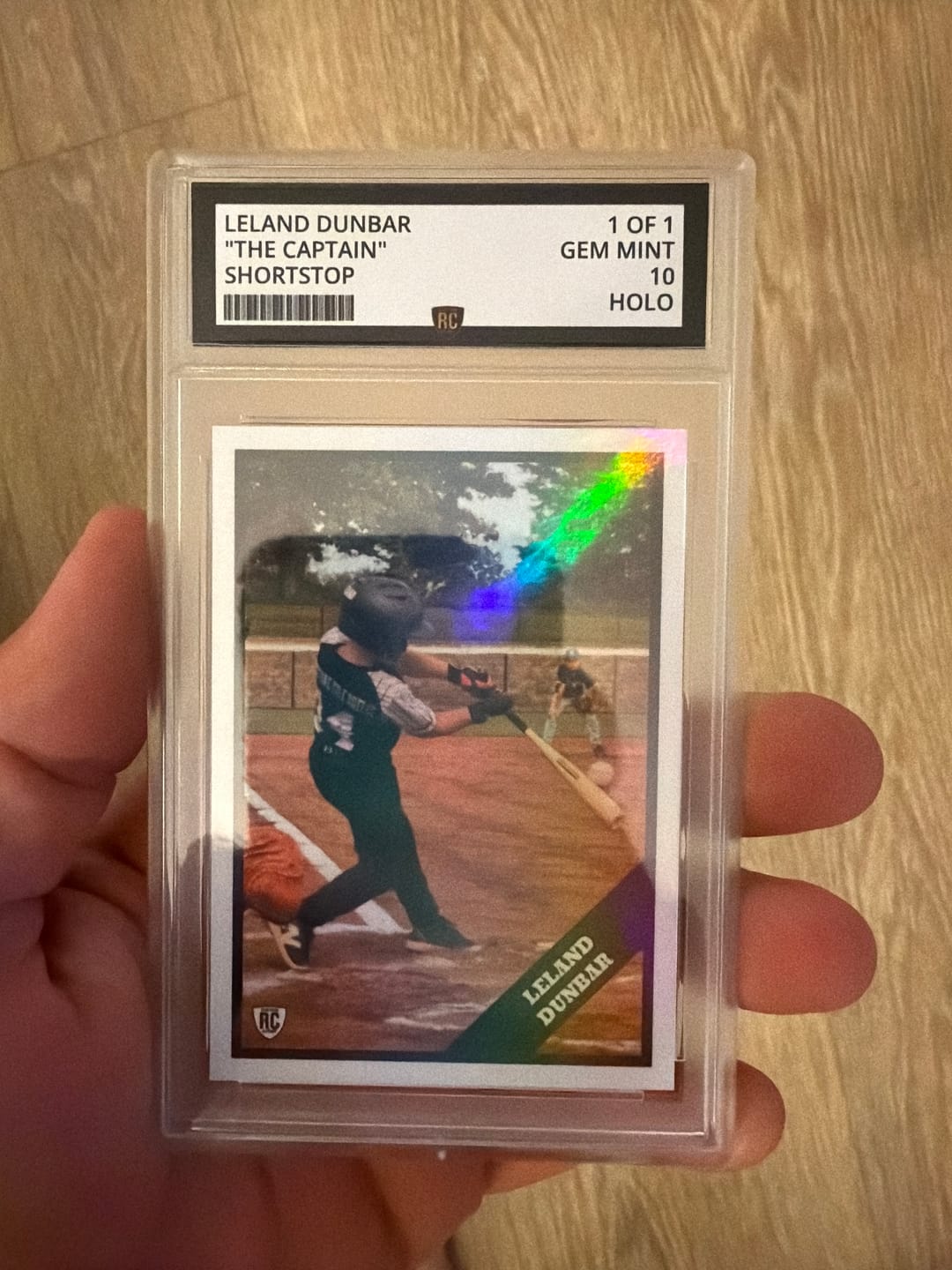 Customer photo review of Custom Graded Card