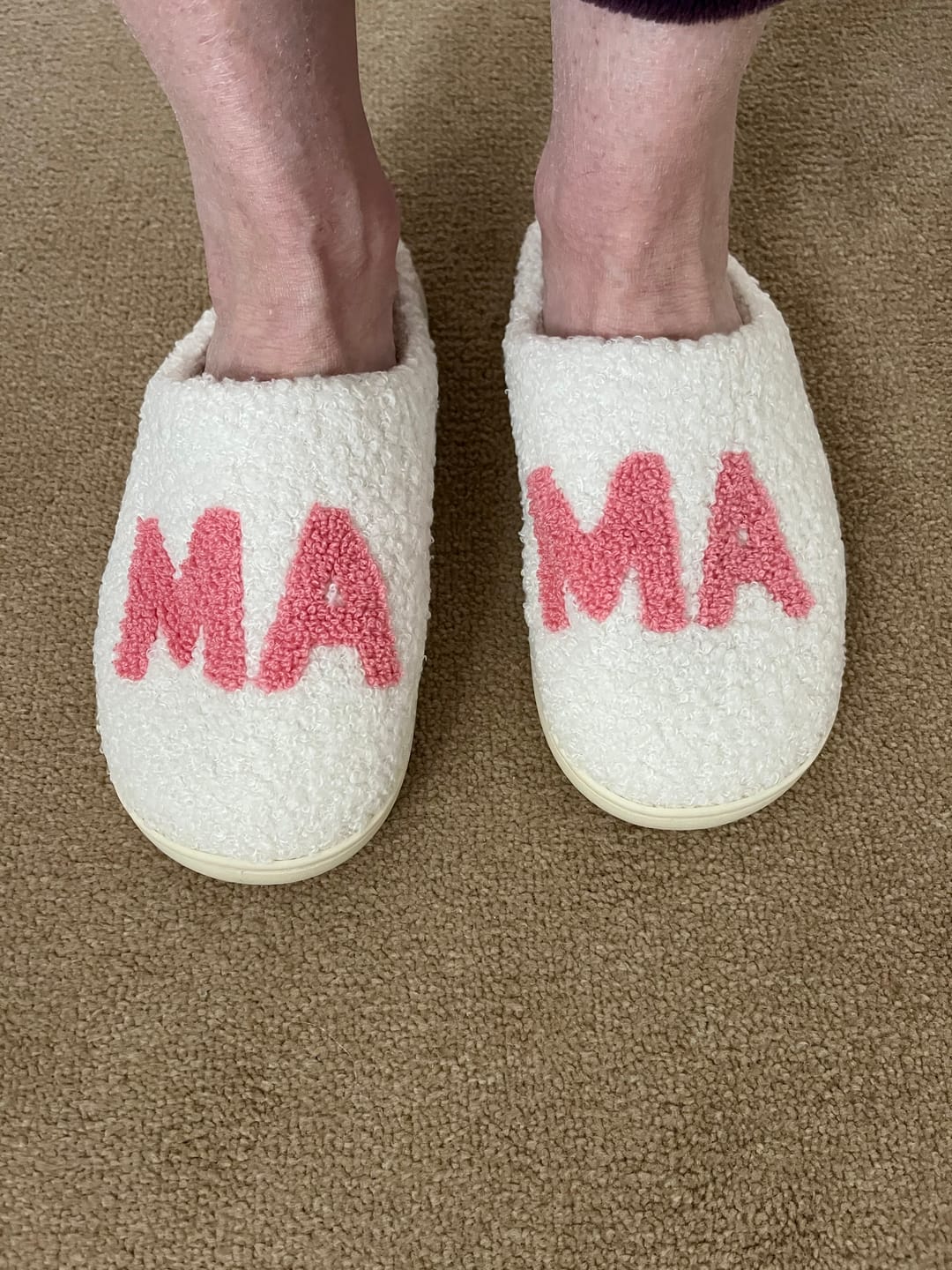 Customer photo review of Mom Essential Slippers