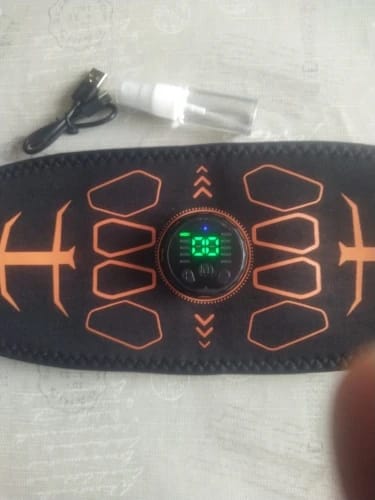 Customer photo review of Ceinture Électrostimulation Stimulateur Abdo