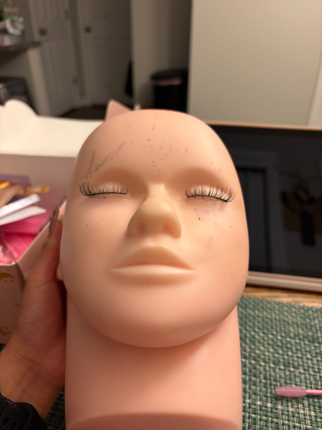 Customer photo review of VEYESINC Cashmere Lashes - 0.07MM