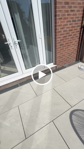 Customer video review of Himalayan - White Porcelain Paving Tiles - 900 x 600 x 20mm