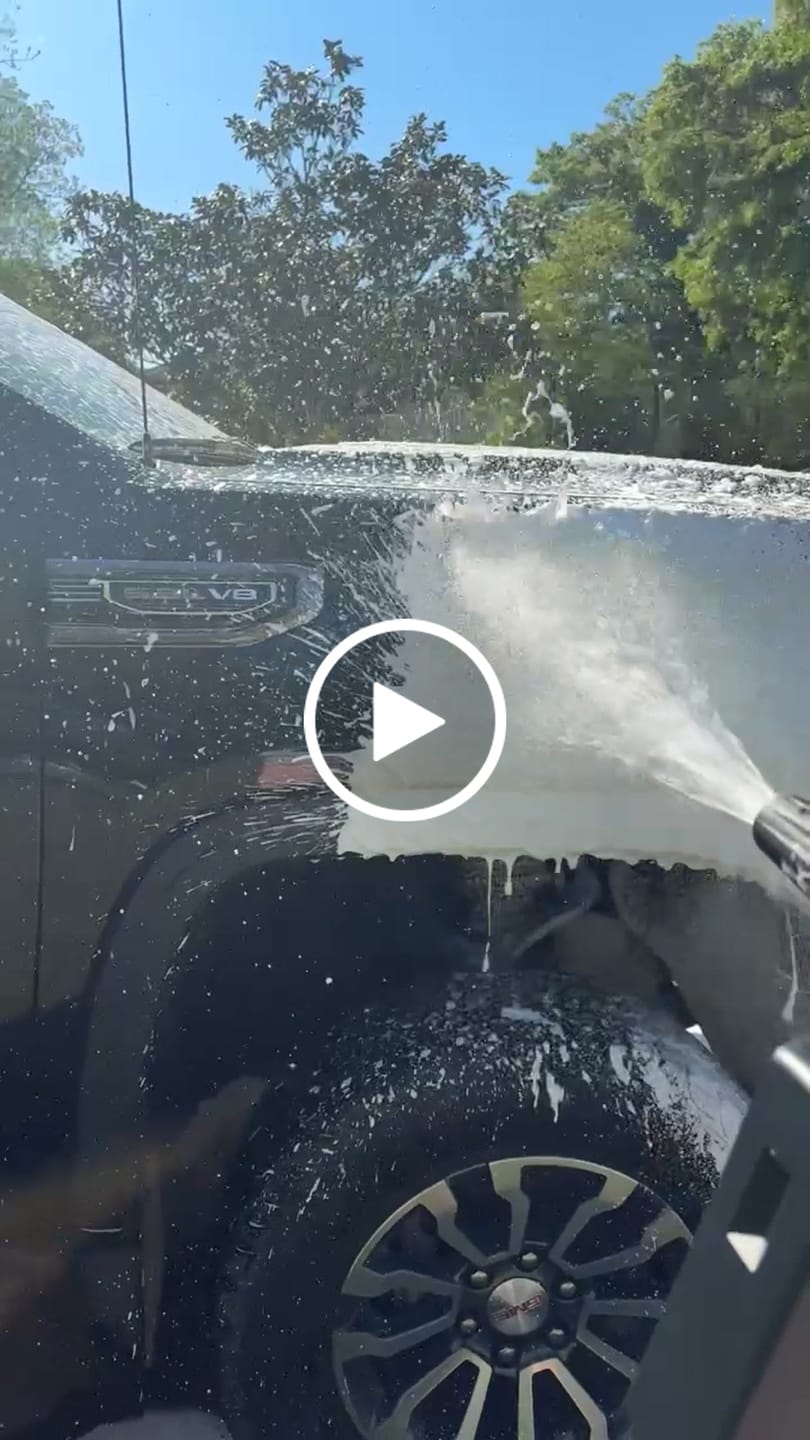 Customer video review of BLACKLINE® FOAM CANNON PRO