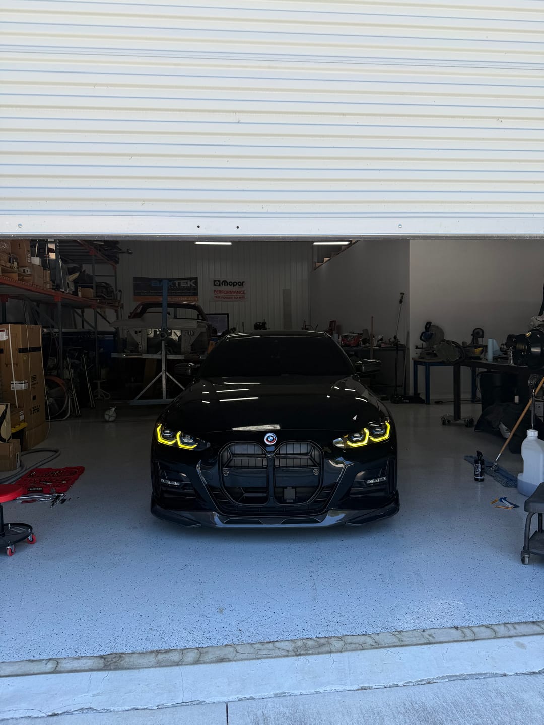 Customer photo review of BMW G22 4 SERIES CSL YELLOW DRL KIT