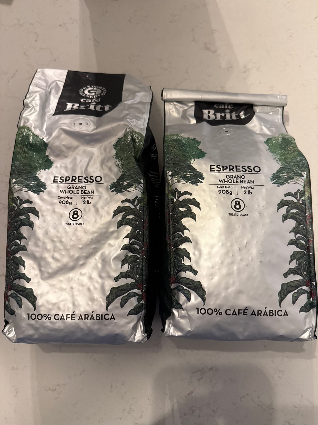 Customer photo review of COSTA RICAN ESPRESSO COFFEE 2LB