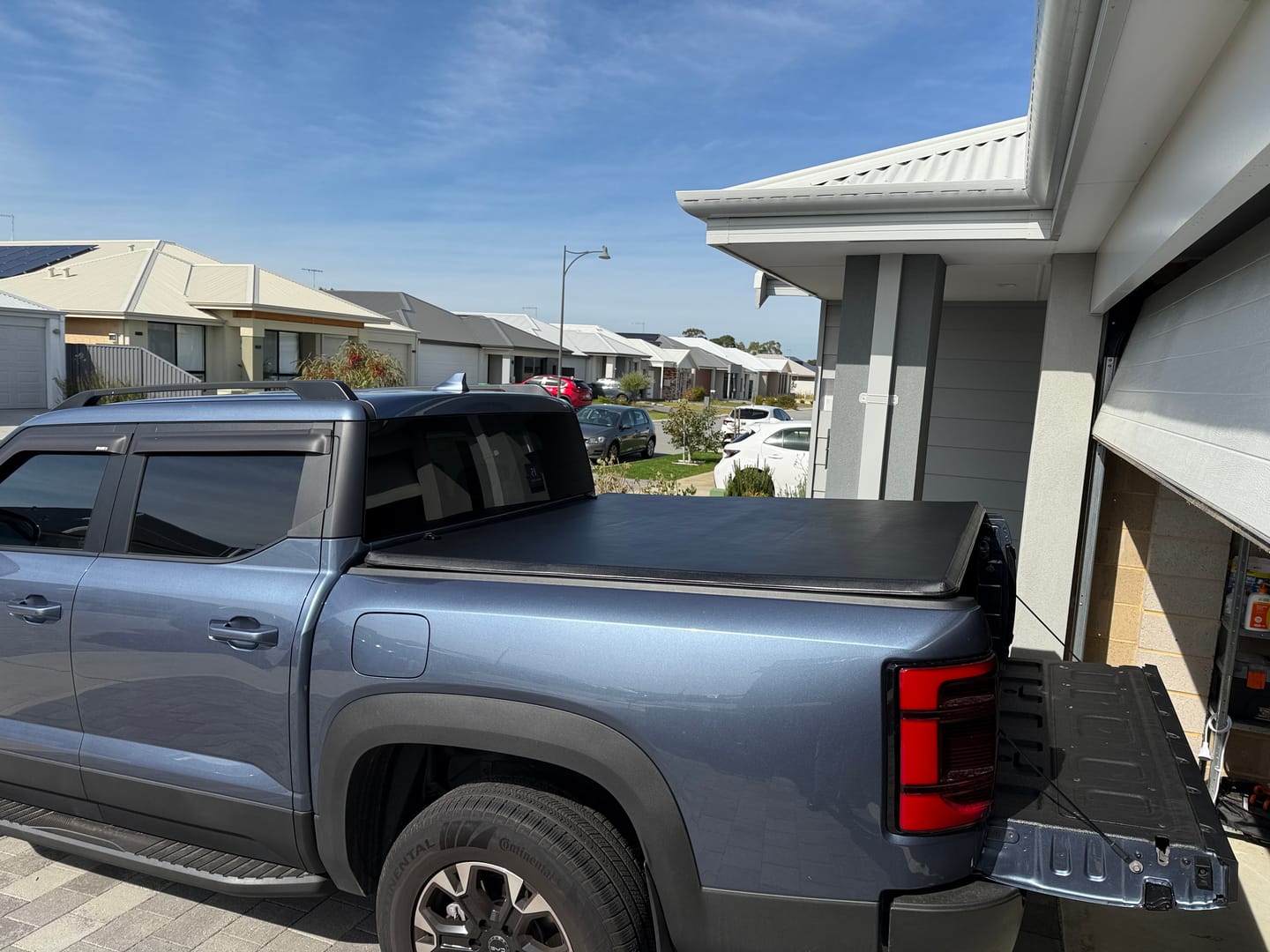 Customer photo review of BYD Shark 6 Tonneau Cover Soft Tri-Fold for 2025+