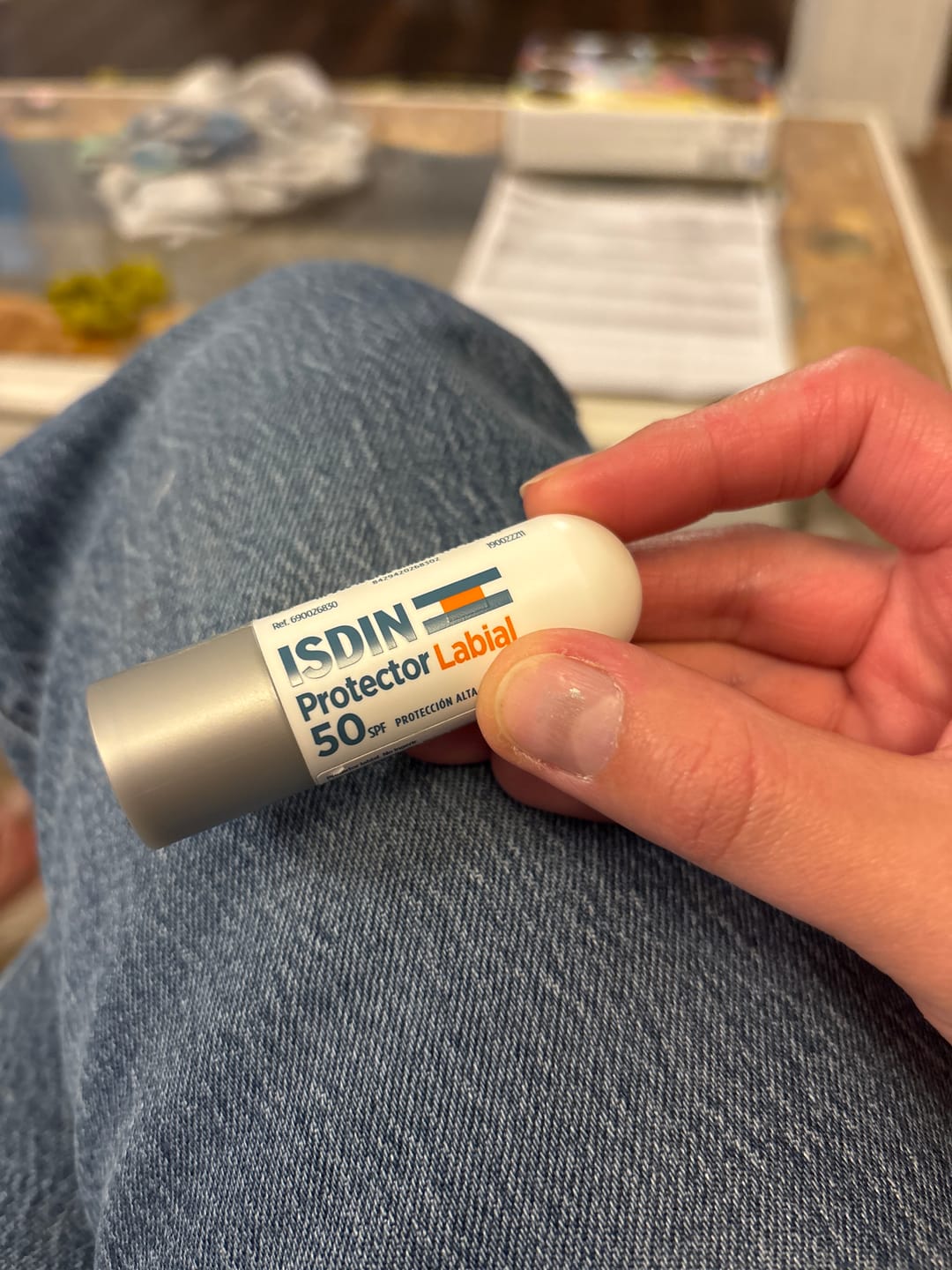 Customer photo review of Protector Labial ISDIN SPF 50+