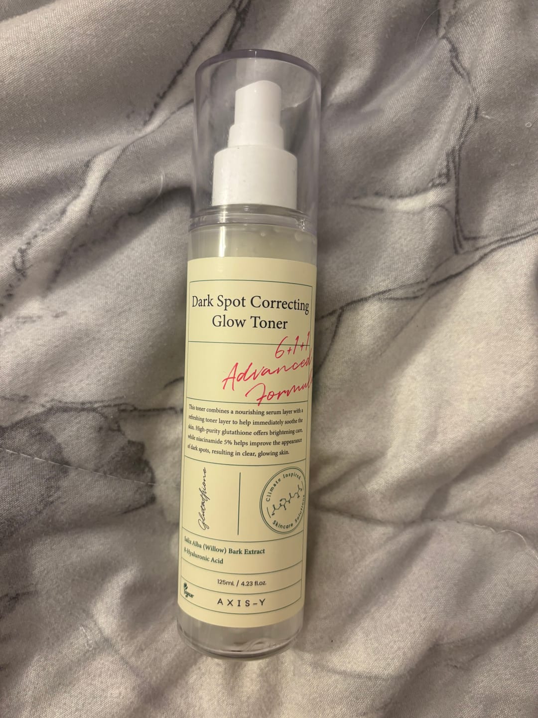 Customer photo review of Balinošs izsmidzināmais toniks Axis-Y Dark Spot Correcting Glow Toner