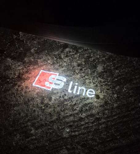 Customer photo review of AUDI DOOR LIGHTS