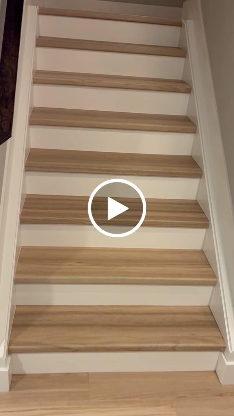 Customer video review of Peace Ridge Oak Stair Tread