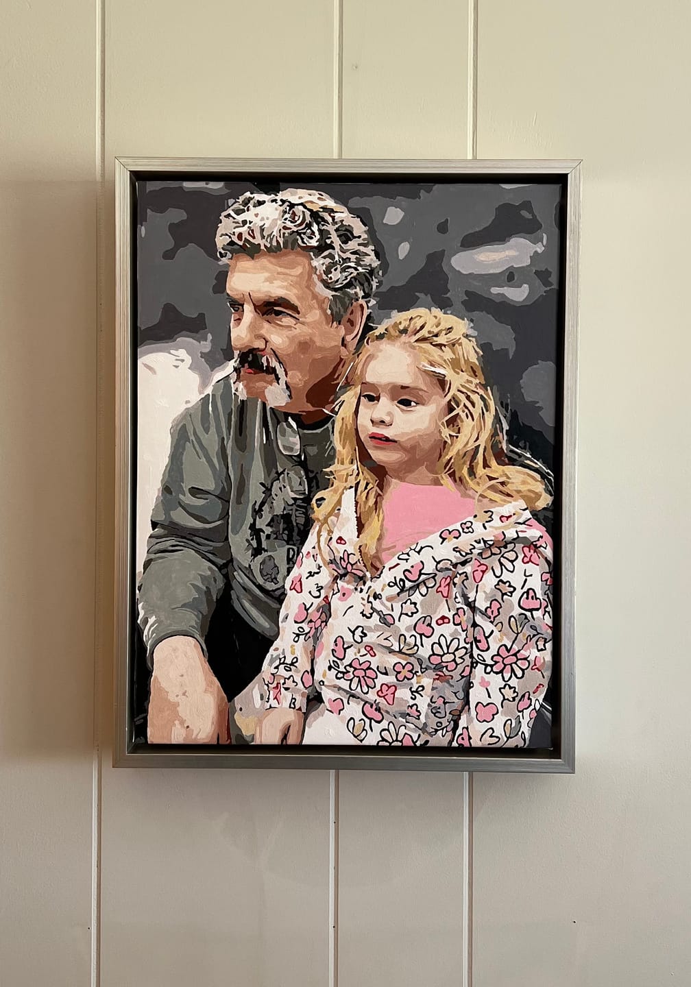 Customer photo review of Custom Paint by Numbers Kit