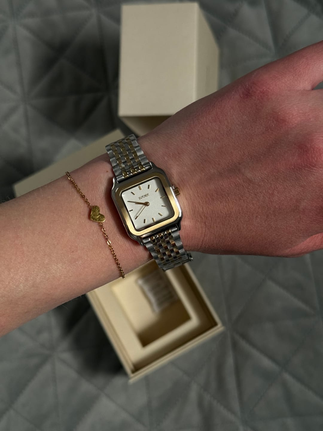 Customer photo review of Macy Gold Silver