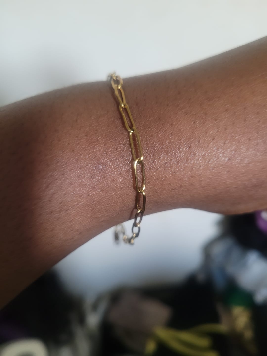 Customer photo review of Maui Paperclip Bracelet (Bundle)
