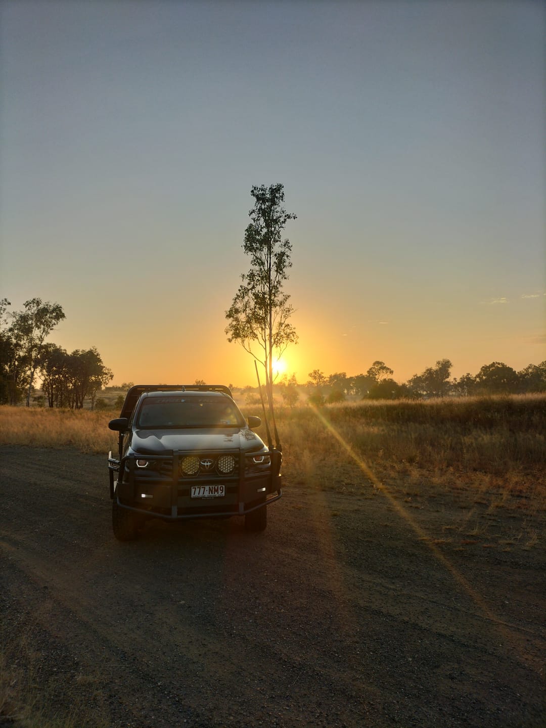 Customer photo review of LED 'Angry Eye' Headlights to suit Toyota Hilux N80