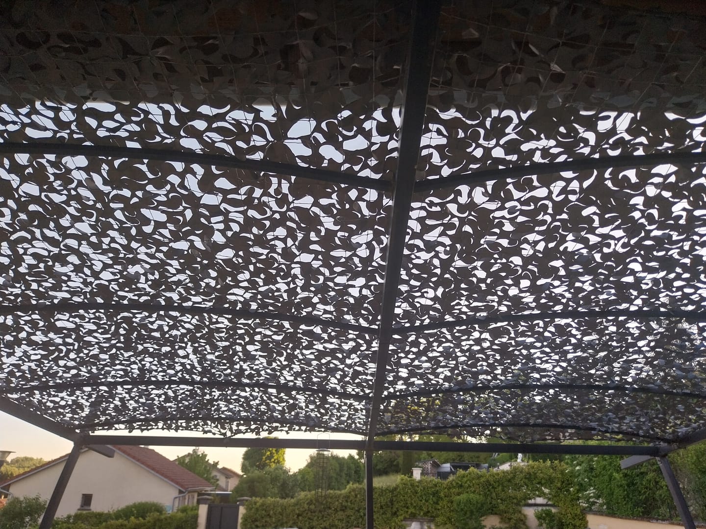 Customer photo review of Filet de camouflage renforcé gris
