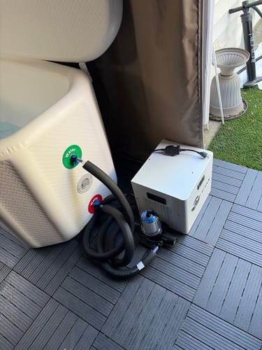 Customer photo review of All-in-one 1/3 HP Universal Cold Plunge Chiller Gen V