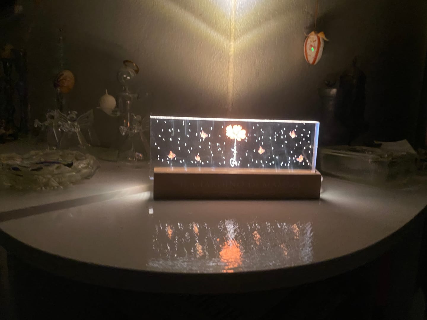 Customer photo review of lI giardino di Nonna - LED Supporto con fiori di nascita per Mamma e Nonna