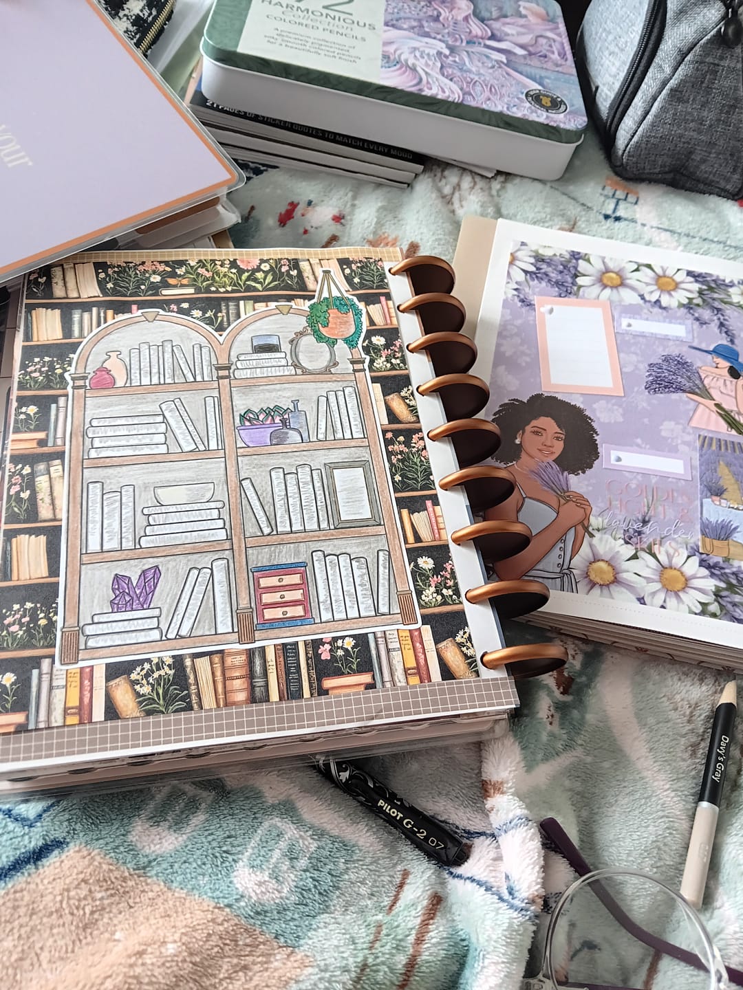 Customer photo review of All Bookshelves Sticker Pack